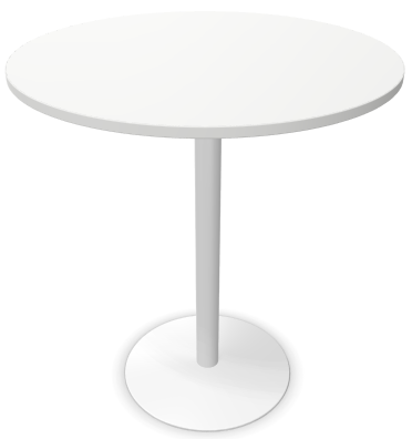 MESA DE REUNIÓN ALTURA 110, SUPERFICIE EN MELAMINA DIÁMETRO 100CM